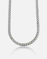 925 5mm Cuban Chain - Silver - Cernucci