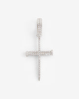 Iced Nail Cross Pendant