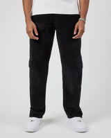 Cord Cargo Trouser - Black