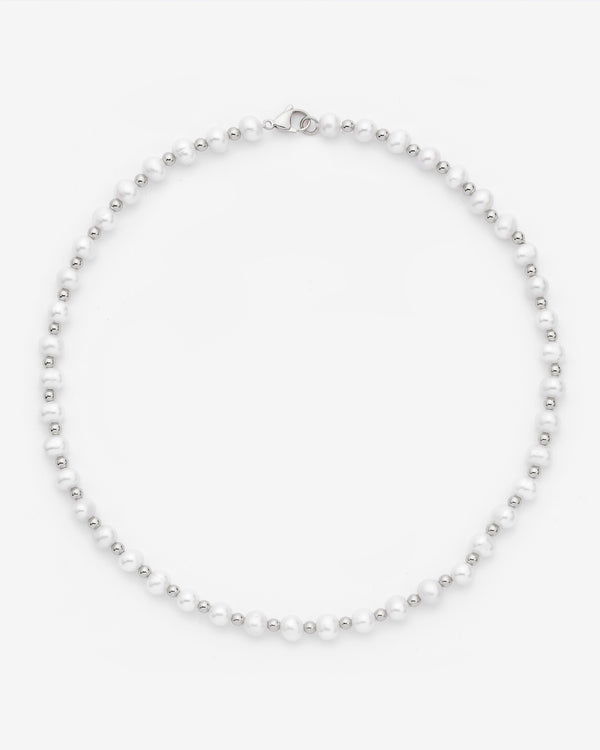 Beaded Freshwater Pearl Necklace