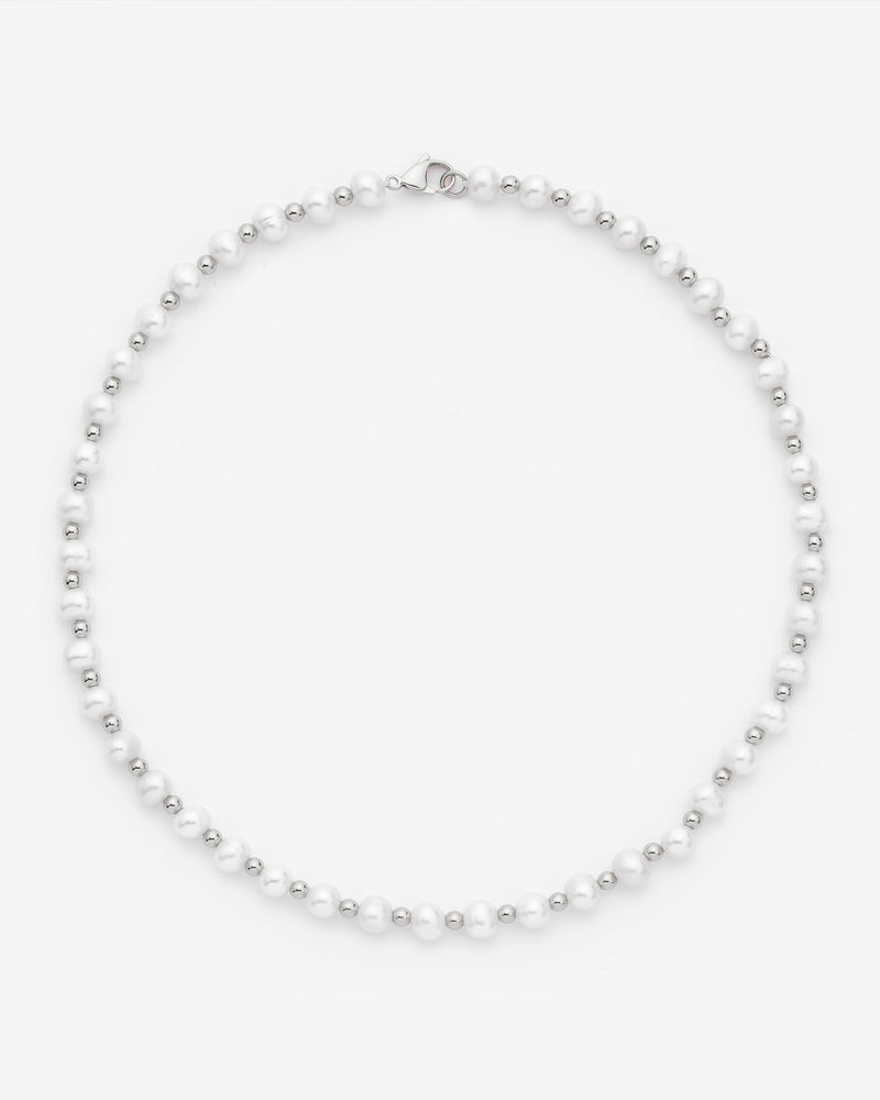 Beaded Freshwater Pearl Necklace