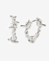 Barbed Wire Huggie Earrings