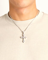 Iced Celtic Cross Pendant