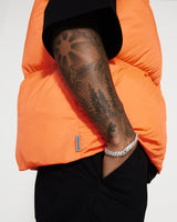 Cernucci Puffer Gilet - Orange