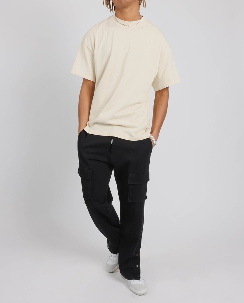 Straight Leg Cargo Trouser - Black