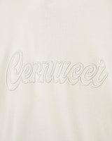 Cernucci Embroidered Hoodie - Ecru