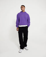 Cernucci Embroidered Hoodie - Purple