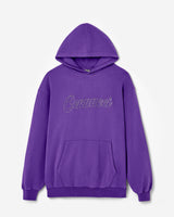 Cernucci Embroidered Hoodie - Purple