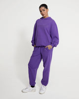 Cernucci Embroidered Hoodie - Purple