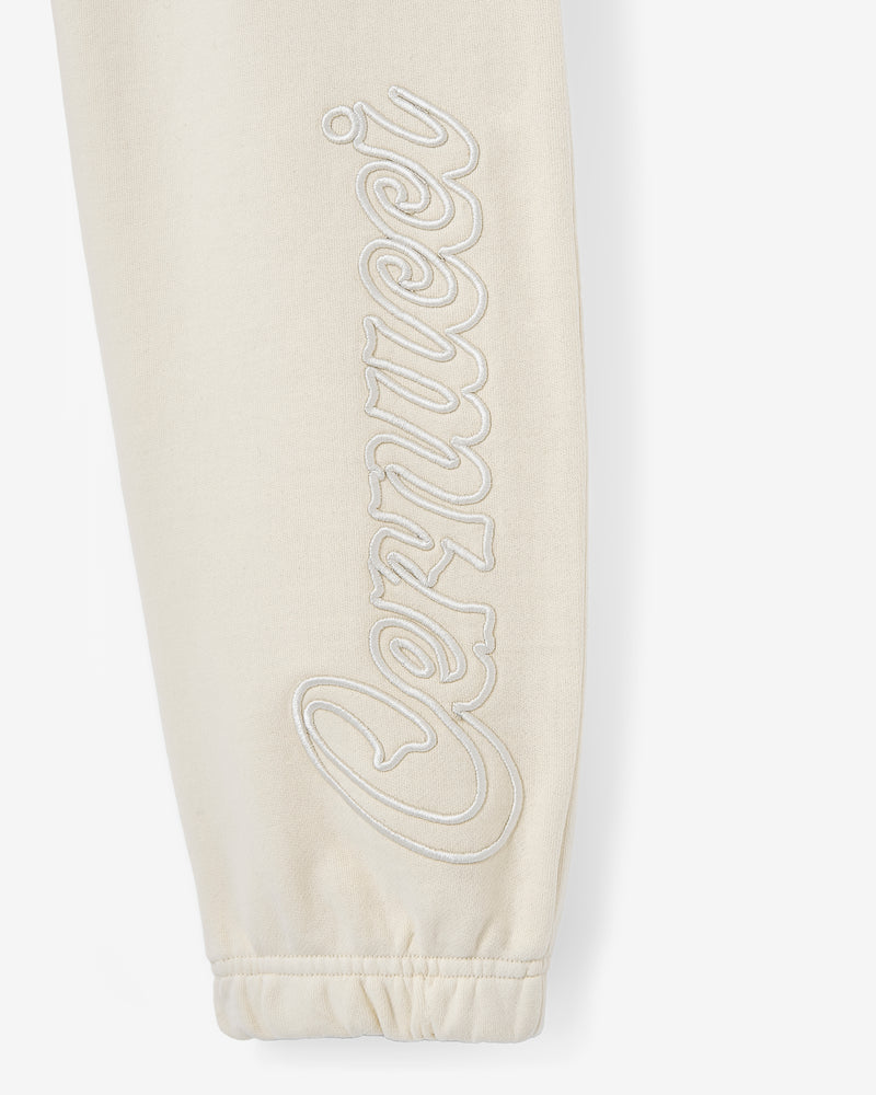 Cernucci Embroidered Jogger - Ecru