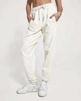 Cernucci Embroidered Jogger - Ecru