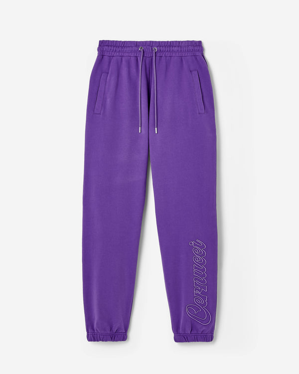 Cernucci Embroidered Jogger - Purple