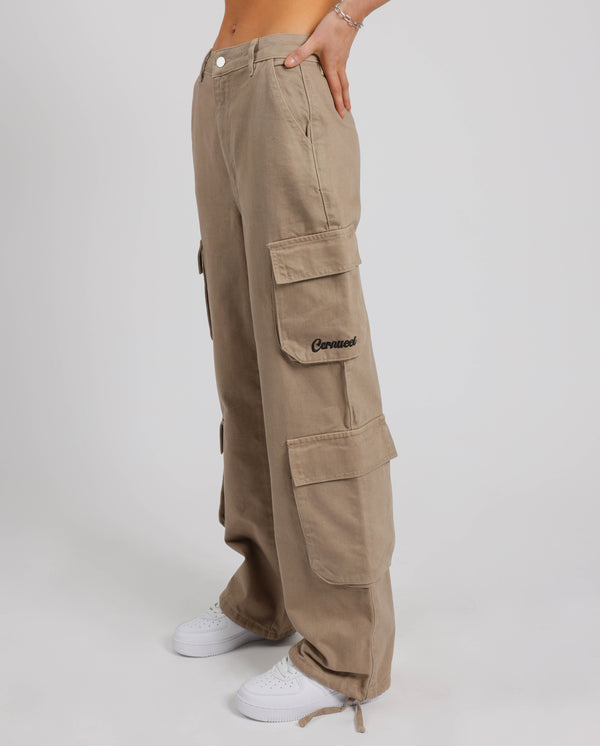 Multi Pocket Cargo Trouser - Beige