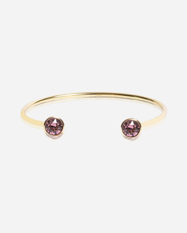 Gemstone Bangle - Rose