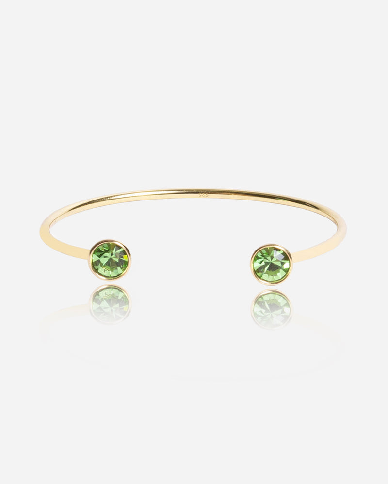 Gemstone Bangle - Peridot