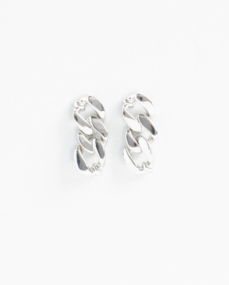 Curb Chain Drop Earrings