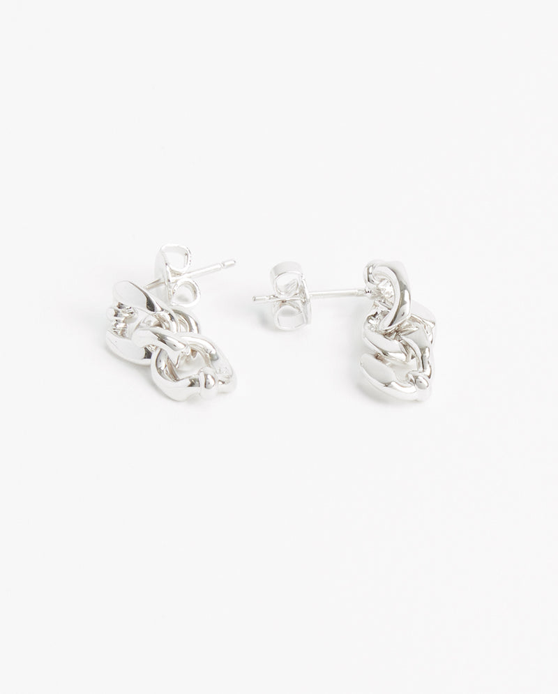 Curb Chain Drop Earrings