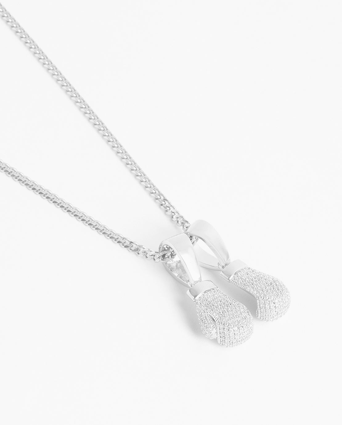 Iced Boxing Gloves Necklace Cernucci