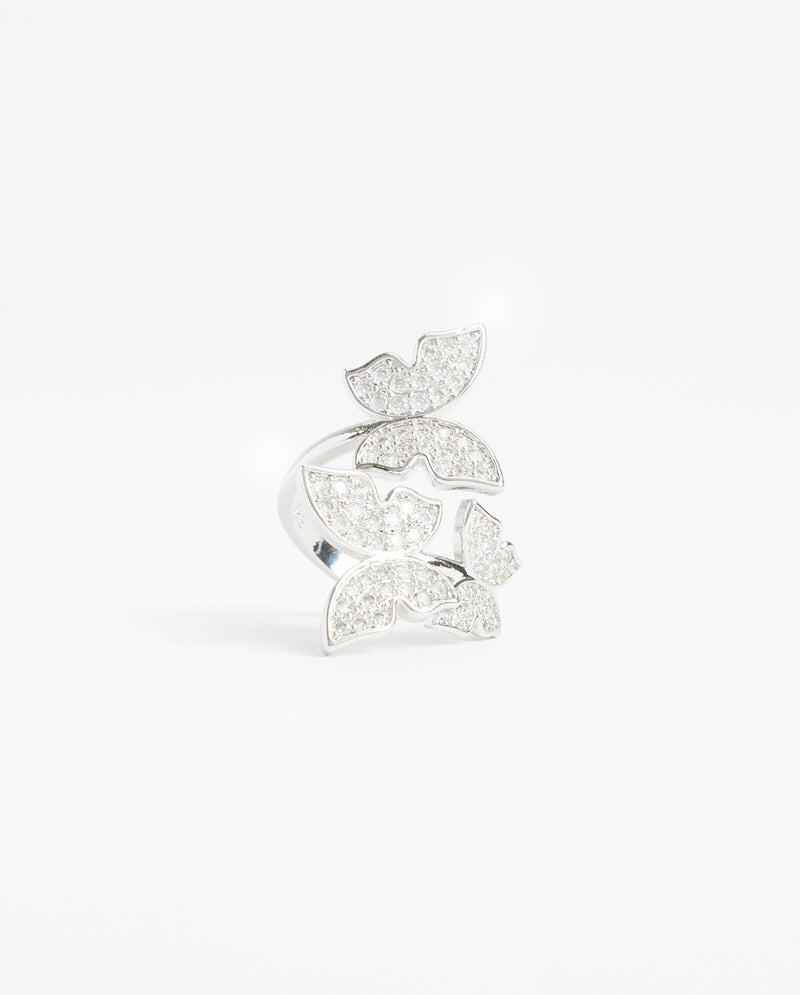 Iced Butterfly Ring