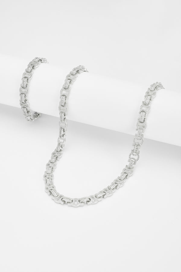 Iced Byzantine Chain + Bracelet Bundle