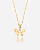 Butterfly Pendant - Gold