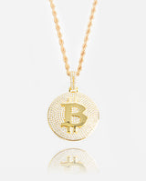 Bitcoin Pendant - Gold