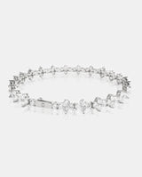 3mm Flower Tennis Bracelet