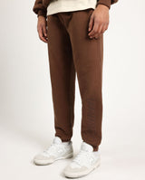 Cernucci Embroidered Jogger - Chocolate