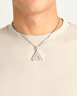 Iced Penrose Triangle Pendant