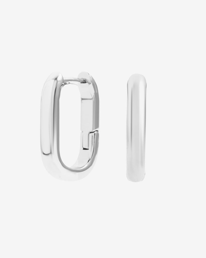 Rectangular Hoop Earrings