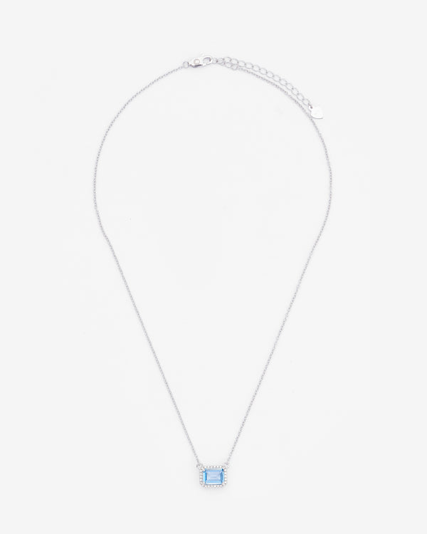 Rectangular Stone Necklace