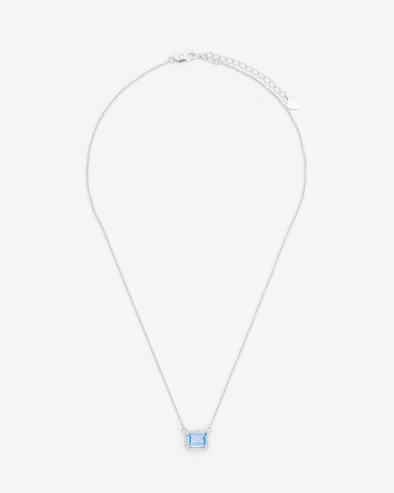 Rectangular Stone Necklace