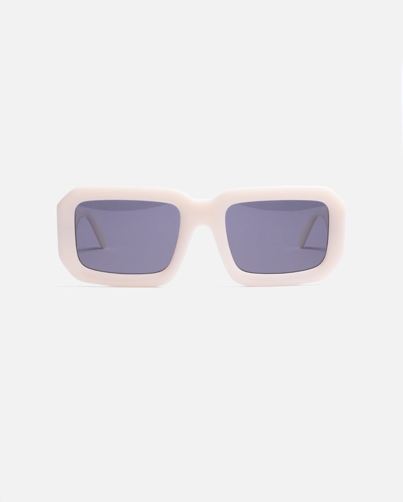 Square Sunglasses - Ecru