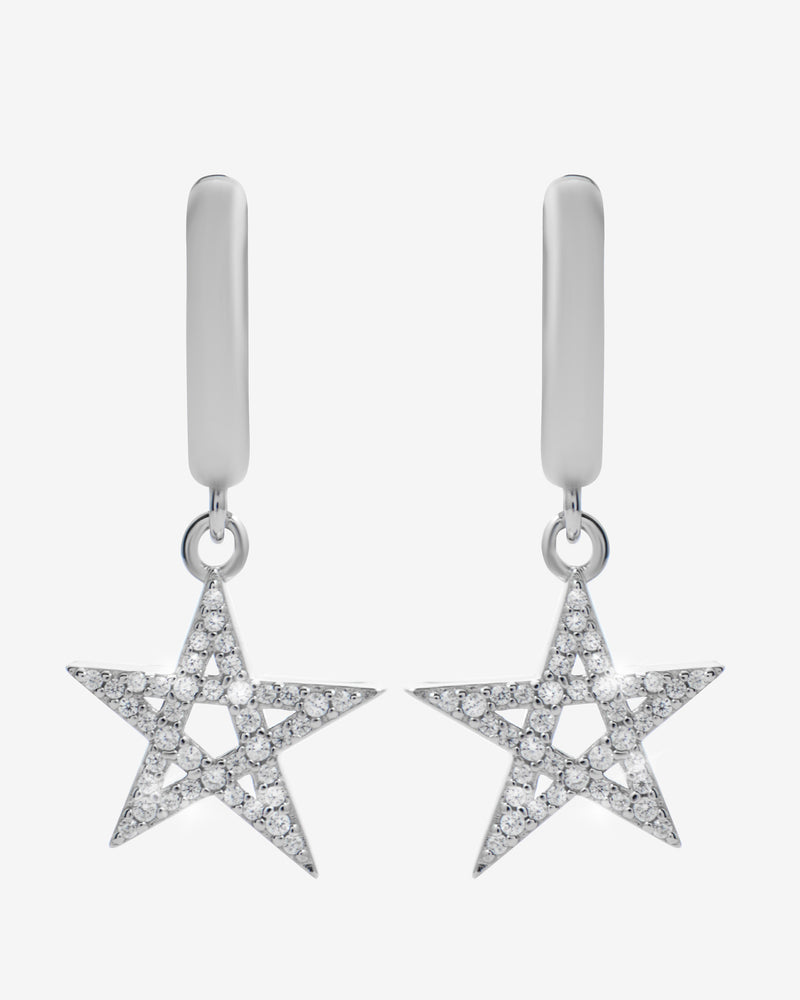 Iced Star Earrings