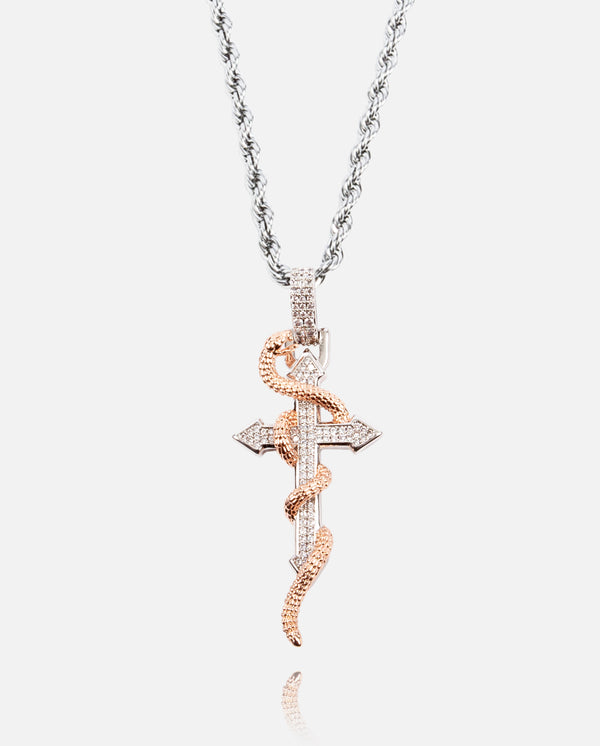 Snake & Cross Pendant - Design Comp