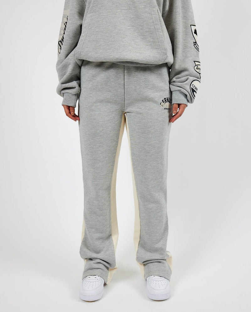 Cernucci Panelled Jogger - Grey Marl