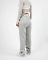 Cernucci Split Hem Jogger - Grey Marl