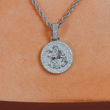 Aries Zodiac Pendant - White Gold - Cernucci