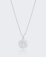 Aries Zodiac Pendant - White Gold - Cernucci