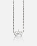 Crown Necklace - White Gold - Cernucci