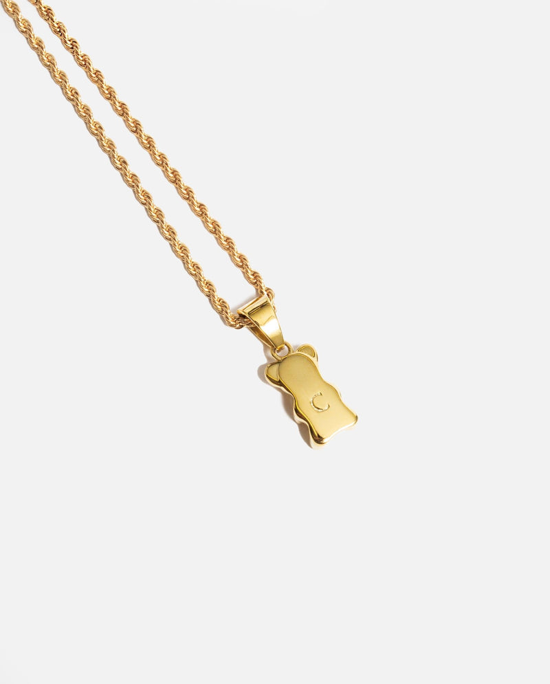 Gummy Bear Pendant - Gold - Cernucci