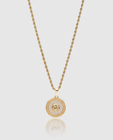 Iced Medusa Pendant - Gold - Cernucci